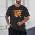 Super Math Teacher Educational Superhero Unisex T-Shirt, novelty gifts, funny gifts