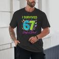 I Survived 67 Days Of School 67 Meme Science Teacher Unisex T-Shirt, novelty gifts, funny gifts