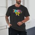Teach Coquette Bow Teacher Back To School Happy First Day Unisex T-Shirt, novelty gifts, funny gifts
