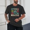 I Teach The Cutest Little Monsters Teacher Halloween Outfit Unisex T-Shirt, novelty gifts, funny gifts I Teach The Cutest Little Monsters Teacher Halloween Outfit Unisex T-Shirt, novelty gifts, funny gifts