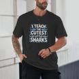 I Teach The Cutest Little Sharks Teacher School Unisex T-Shirt, novelty gifts, funny gifts I Teach The Cutest Little Sharks Teacher School Unisex T-Shirt, novelty gifts, funny gifts