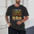 I Teach The Cutest Pumpkins Halloween Teacher Unisex T-Shirt, novelty gifts, funny gifts