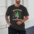 Teacher Christmas Shirts Pajama Matching Rockin' Around The Classroom -Adult Short Sleeve Small Modern Festive Christmas Teacher Xmas Vibes T-Shirt Unisex T-Shirt, novelty gifts, funny gifts