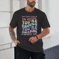 Teacher Dear Students Behind Me 1st Day Of School On Back Unisex T-Shirt, novelty gifts, funny gifts
