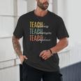 Teacher Kindness Compassion Confidence Teaching Unisex T-Shirt, novelty gifts, funny gifts Teacher Kindness Compassion Confidence Teaching Unisex T-Shirt, novelty gifts, funny gifts