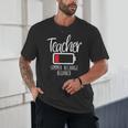 Teacher Summer Recharge Required Last Day School Women Unisex T-Shirt, novelty gifts, funny gifts Teacher Summer Recharge Required Last Day School Women Unisex T-Shirt, novelty gifts, funny gifts