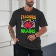 Teacher Teachers Love Brains Skeleton Hand Heart Halloween Unisex T-Shirt, novelty gifts, funny gifts Teacher Teachers Love Brains Skeleton Hand Heart Halloween Unisex T-Shirt, novelty gifts, funny gifts