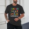 Teacher Of Tiny Superheroes Teach 100th Day Of School Men Women Girls Kids Unisex T-Shirt, novelty gifts, funny gifts