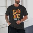 Thanksgiving Love Pre-K Teacher Turkey Autumn Fall For Men Women Girls Kids Unisex T-Shirt, novelty gifts, funny gifts Thanksgiving Love Pre-K Teacher Turkey Autumn Fall For Men Women Girls Kids Unisex T-Shirt, novelty gifts, funny gifts