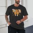 Thanksgiving Teacher Pencil Bow One Thankful Teacher Fall Unisex T-Shirt, novelty gifts, funny gifts