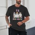 TK Boo Crew Retro Groovy Halloween Floral Ghost TK Teacher Unisex T-Shirt, novelty gifts, funny gifts TK Boo Crew Retro Groovy Halloween Floral Ghost TK Teacher Unisex T-Shirt, novelty gifts, funny gifts