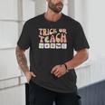 Trick Or Teach With Symbols Special Education Teacher Spooky Unisex T-Shirt, novelty gifts, funny gifts