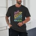 Unicorn Principal Back To School Teacher Appreciation Unisex T-Shirt, novelty gifts, funny gifts