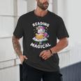Unicorn Teacher Reading Is Magical Book Unisex T-Shirt, novelty gifts, funny gifts