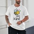 Bee Kind Bumble Bee Anti Bullying Teacher Kindness Matters Unisex T-Shirt, novelty gifts, funny gifts