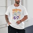 Haunted 67 Ghost Math Teacher Halloween Costume Math Pun Unisex T-Shirt, novelty gifts, funny gifts Haunted 67 Ghost Math Teacher Halloween Costume Math Pun Unisex T-Shirt, novelty gifts, funny gifts