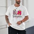 K Is For Kindergarten Teacher Coquette Bow Back To School Unisex T-Shirt, novelty gifts, funny gifts