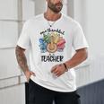 One Thankful Teacher Turkey Pencil Thanksgiving Teachers Unisex T-Shirt, novelty gifts, funny gifts
