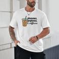 Phonemes Graphemes And Caffeine Coffee Teacher Appreciation Unisex T-Shirt, novelty gifts, funny gifts Phonemes Graphemes And Caffeine Coffee Teacher Appreciation Unisex T-Shirt, novelty gifts, funny gifts