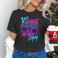 1st Grade Is My Jam Vintage 80s 80's Teacher Student Retro Unisex T-Shirt, gift for family, gift for coworker 1st Grade Is My Jam Vintage 80s 80's Teacher Student Retro Unisex T-Shirt, gift for family, gift for coworker