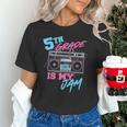 5th Grade Is My Jam Vintage 80s Boombox Teacher Student Unisex T-Shirt, gift for family, gift for coworker