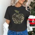 Apple Hearts Teacher Camouflage Clothing School Camo Apple For Men Women Girls Kids Unisex T-Shirt, gift for family, gift for coworker