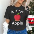 A Is For Apple Toddler Kindergarten Preschool Teacher Unisex T-Shirt, gift for family, gift for coworker A Is For Apple Toddler Kindergarten Preschool Teacher Unisex T-Shirt, gift for family, gift for coworker