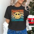 Back To School Groovy Smile Preschool Teachers Students Kids Unisex T-Shirt, gift for family, gift for coworker