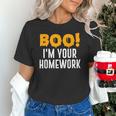 Boo I'm Your Homework Halloween Teacher Costume Unisex T-Shirt, gift for family, gift for coworker Boo I'm Your Homework Halloween Teacher Costume Unisex T-Shirt, gift for family, gift for coworker