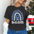 Bulldogs School Mascot Rainbow Teacher Lover Unisex T-Shirt, gift for family, gift for coworker Bulldogs School Mascot Rainbow Teacher Lover Unisex T-Shirt, gift for family, gift for coworker