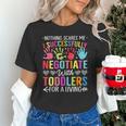 Childcare Teacher Negotiate With Toddlers Daycare Provider Men Women Girls Kids Unisex T-Shirt, gift for family, gift for coworker