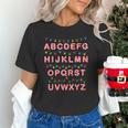 Christmas Alphabet Candy Cane Teachers Students Candy Cane For Men Women Kids Unisex T-Shirt, gift for family, gift for coworker Christmas Alphabet Candy Cane Teachers Students Candy Cane For Men Women Kids Unisex T-Shirt, gift for family, gift for coworker