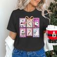 Coquette Bow Spooky Teacher Ghost Halloween Trick Or Teach Unisex T-Shirt, gift for family, gift for coworker