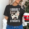 Cow Teacher Lover Unisex T-Shirt, gift for family, gift for coworker