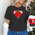 Cute Distressed Super Teacher Superhero Apple Shirt Unisex T-Shirt, Super Teacher Shirts, gift for family, gift for coworker Cute Distressed Super Teacher Superhero Apple Shirt Unisex T-Shirt, Super Teacher Shirts, gift for family, gift for coworker