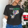 Dino Para Professional Teacher Collection T-Rex Dinosaur Paraeducator Assistant Teacher Unisex T-Shirt, gift for family, gift for coworker