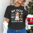 My Dog Ate My Lesson Plan Teacher Back To School Unisex T-Shirt, gift for family, gift for coworker My Dog Ate My Lesson Plan Teacher Back To School Unisex T-Shirt, gift for family, gift for coworker