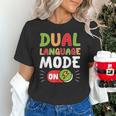 Dual Language Teacher Bilingual Teacher Unisex T-Shirt, gift for family, gift for coworker Dual Language Teacher Bilingual Teacher Unisex T-Shirt, gift for family, gift for coworker