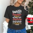English Teacher Unisex T-Shirt, English Teacher Shirts, gift for family, gift for coworker