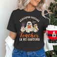 Exhausted Daycare Teacher Is My Costume Halloween Ghost Fun For Men Women Unisex T-Shirt, gift for family, gift for coworker