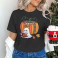 Fall Book Pumpkin Ghost Reading Books Halloween Teacher Unisex T-Shirt, gift for family, gift for coworker Fall Book Pumpkin Ghost Reading Books Halloween Teacher Unisex T-Shirt, gift for family, gift for coworker