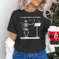 Funny Skeleton Music Teacher I'Ll Wait Until It's Quiet Unisex T-Shirt, gift for family, gift for coworker Funny Skeleton Music Teacher I'Ll Wait Until It's Quiet Unisex T-Shirt, gift for family, gift for coworker