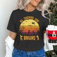 Halloween Costume Teacher Love Brains Zombie Unisex T-Shirt, gift for family, gift for coworker Halloween Costume Teacher Love Brains Zombie Unisex T-Shirt, gift for family, gift for coworker