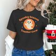 Halloween Teacher Crew Spooky Season Retro Ghost Unisex T-Shirt, gift for family, gift for coworker Halloween Teacher Crew Spooky Season Retro Ghost Unisex T-Shirt, gift for family, gift for coworker