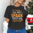 Halloween Teacher I Teach The Most Spooktacular Students Men Women Unisex T-Shirt, gift for family, gift for coworker Halloween Teacher I Teach The Most Spooktacular Students Men Women Unisex T-Shirt, gift for family, gift for coworker