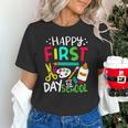 Happy First Day Of School Teacher Back To School Student Unisex T-Shirt, gift for family, gift for coworker Happy First Day Of School Teacher Back To School Student Unisex T-Shirt, gift for family, gift for coworker