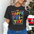 Happy Fri-Yay Teacher Life Weekend Pun Happy Friday Unisex T-Shirt, gift for family, gift for coworker