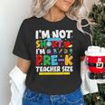 I'm Not Short I'm Pre-K Teacher Size Back To School Teacher Unisex T-Shirt, gift for family, gift for coworker I'm Not Short I'm Pre-K Teacher Size Back To School Teacher Unisex T-Shirt, gift for family, gift for coworker