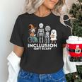 Inclusion Isn't Scary SLP Halloween Costume Sped Teacher Unisex T-Shirt, gift for family, gift for coworker Inclusion Isn't Scary SLP Halloween Costume Sped Teacher Unisex T-Shirt, gift for family, gift for coworker