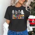 Inclusion Isn't Scary SLP Halloween Sped Teacher Unisex T-Shirt, gift for family, gift for coworker Inclusion Isn't Scary SLP Halloween Sped Teacher Unisex T-Shirt, gift for family, gift for coworker